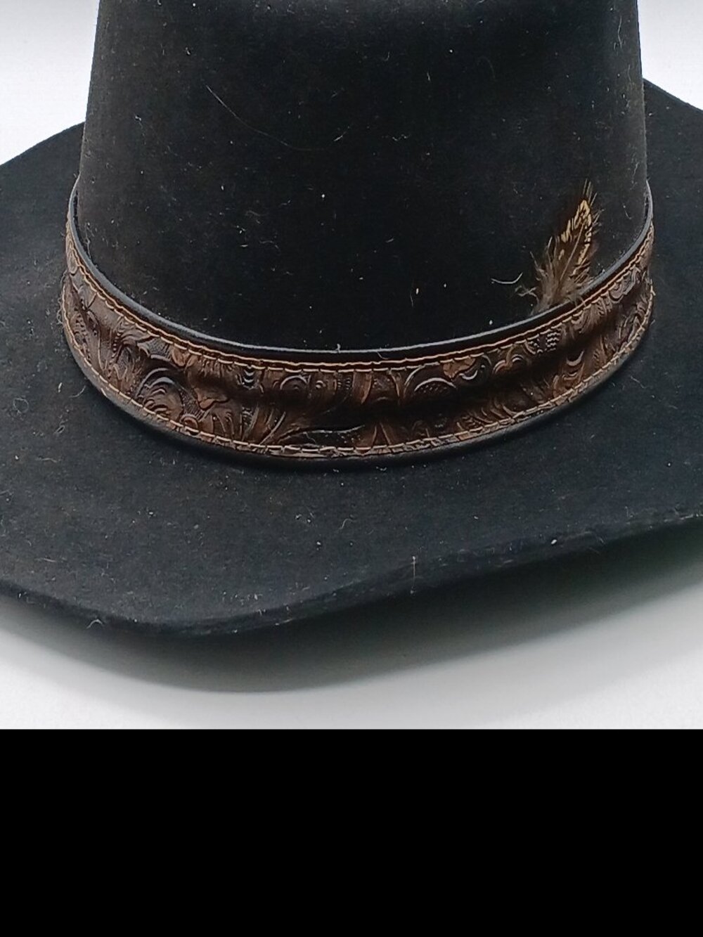 VTG STETSON REVENGER 4X FELT GAMBLER COWBOY WESTERN HAT